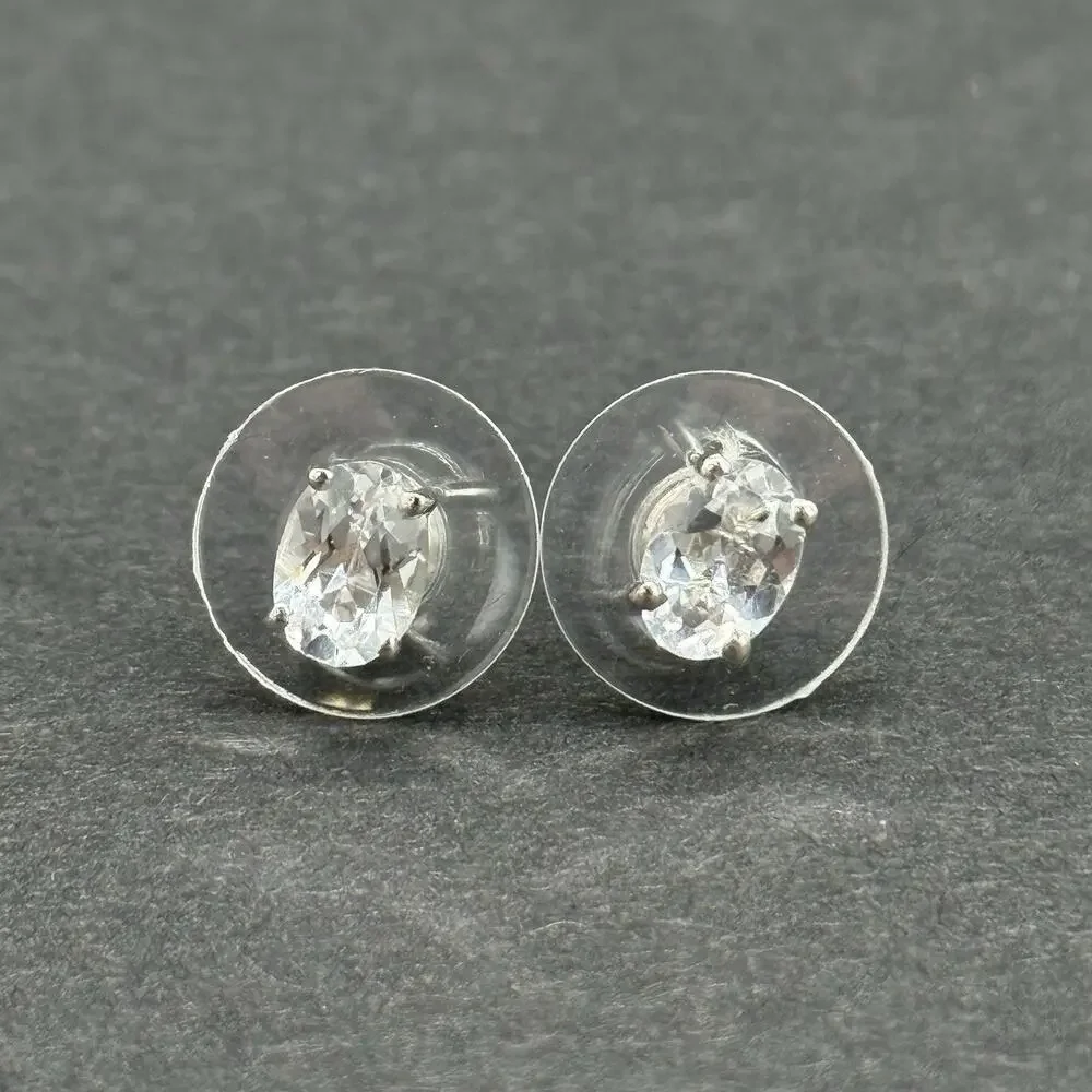 316L Surgical Stainless Steel Ring Size 6 Pendant Earrings Clear Crystal Lot